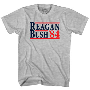 Reagan Bush 84 Youth Cotton T-shirt - Grey Heather Reagan Bush 84 Youth Cotton T-shirt - Grey Heather