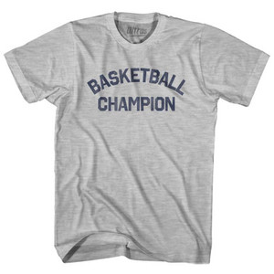 Basketball Champion Womens Cotton Junior Cut T-Shirt-Grey Heather Basketball Champion Womens Cotton Junior Cut T-Shirt-Grey Heather