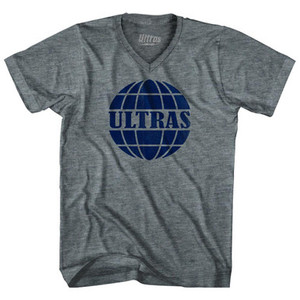 Globe Ultras Soccer Tri-Blend V-Neck Womens Junior Cut T-Shirt by Ultras Globe Ultras Soccer Tri-Blend V-Neck Womens Junior Cut T-Shirt by Ultras