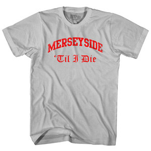 Merseyside Liverpool Til I Die Soccer Adult Cotton T-Shirt by Ultras Merseyside Liverpool Til I Die Soccer Adult Cotton T-Shirt by Ultras