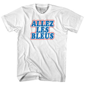France ALLEZ Les Bleus Soccer Womens Cotton Junior Cut T-Shirt by Ultras France ALLEZ Les Bleus Soccer Womens Cotton Junior Cut T-Shirt by Ultras