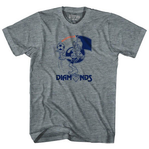 Nashville Diamonds Soccer Adult Tri-Blend T-Shirt by Ultras Nashville Diamonds Soccer Adult Tri-Blend T-Shirt by Ultras