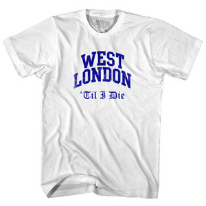Chelsea West London Til I Die Soccer Womens Cotton Junior Cut T-Shirt by Ultras Chelsea West London Til I Die Soccer Womens Cotton Junior Cut T-Shirt by Ultras