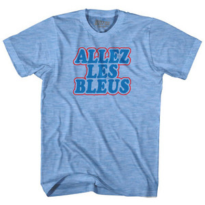 France ALLEZ Les Bleus Soccer Adult Tri-Blend T-shirt by Ultras France ALLEZ Les Bleus Soccer Adult Tri-Blend T-shirt by Ultras