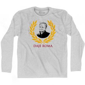 Jose Mourinho Daje Roma Soccer Adult Cotton Long Sleeve T-Shirt by Ultras Jose Mourinho Daje Roma Soccer Adult Cotton Long Sleeve T-Shirt by Ultras