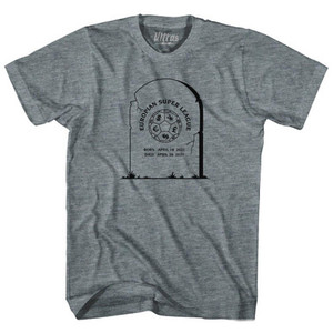 European Super League Tombstone Soccer Adult Tri-Blend T-Shirt by Ultras European Super League Tombstone Soccer Adult Tri-Blend T-Shirt by Ultras
