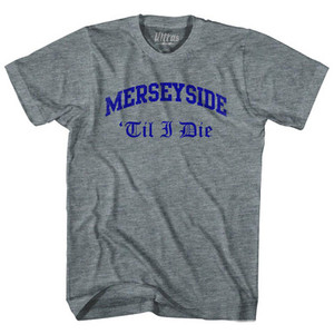 Everton Merseyside Til I Die Soccer Adult Tri-Blend T-Shirt by Ultras Everton Merseyside Til I Die Soccer Adult Tri-Blend T-Shirt by Ultras