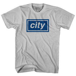 Manchester City Oasis Super Fan Soccer Adult Cotton T-Shirt by Ultras Manchester City Oasis Super Fan Soccer Adult Cotton T-Shirt by Ultras