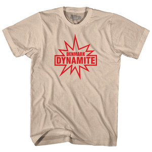 Denmark Dynamite Soccer Adult Cotton T-shirt by Ultras Denmark Dynamite Soccer Adult Cotton T-shirt by Ultras