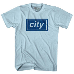 Manchester City Oasis Super Fan Soccer Adult Cotton T-Shirt by Ultras Manchester City Oasis Super Fan Soccer Adult Cotton T-Shirt by Ultras