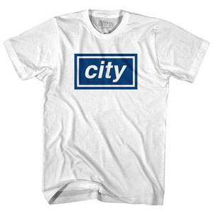 Manchester City Oasis Super Fan Soccer Adult Cotton T-Shirt by Ultras Manchester City Oasis Super Fan Soccer Adult Cotton T-Shirt by Ultras