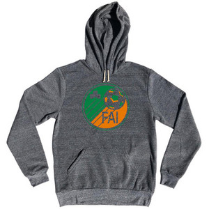 Ireland Soccer Fai Vintage Circle Logo Tri-Blend Hoodie by Ultras Ireland Soccer Fai Vintage Circle Logo Tri-Blend Hoodie by Ultras