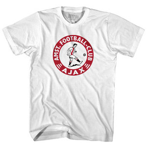 Ajax Soccer Crest 1900-1911 Adult Cotton T-shirt by Ultras Ajax Soccer Crest 1900-1911 Adult Cotton T-shirt by Ultras