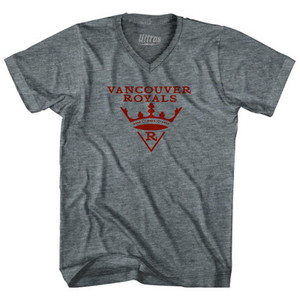 Vancouver Royals Crest Soccer Adult Tri-Blend V-Neck Womens Junior Cut T-Shirt by Ultras Vancouver Royals Crest Soccer Adult Tri-Blend V-Neck Womens Junior Cut T-Shirt by Ultras
