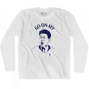 Go On My Son Spurs Soccer Adult Cotton Long Sleeve T-shirt T-Shirt for Sale | Ultras, Tees, Shirts, Buy Now Go On My Son Spurs Soccer Adult Cotton Long Sleeve T-shirt T-Shirt for Sale | Ultras, Tees, Shirts, Buy Now