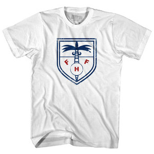 Vintage Haiti Soccer Crest Womens Cotton Junior Cut T-Shirt by Ultras Vintage Haiti Soccer Crest Womens Cotton Junior Cut T-Shirt by Ultras