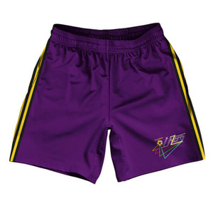 Los Angeles LA Lazers Purple Soccer Shorts Made In USA - Purple Los Angeles LA Lazers Purple Soccer Shorts Made In USA - Purple