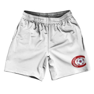 Connecticut Bicentennials 77 Soccer Shorts Made In USA - White Connecticut Bicentennials 77 Soccer Shorts Made In USA - White