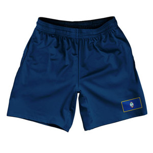 Guam Country Heritage Flag Athletic Running Fitness Exercise Shorts 7" Inseam Made In USA Shorts by Ultras Guam Country Heritage Flag Athletic Running Fitness Exercise Shorts 7" Inseam Made In USA Shorts by Ultras