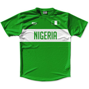 Ultras Nigeria Flag Finish Line Running Cross Country Track Shirt Made In USA - Green Ultras Nigeria Flag Finish Line Running Cross Country Track Shirt Made In USA - Green