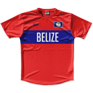 Ultras Belize Flag Finish Line Running Cross Country Track Shirt Made In USA - Red Ultras Belize Flag Finish Line Running Cross Country Track Shirt Made In USA - Red