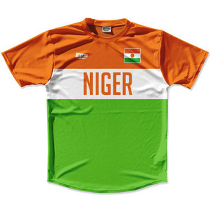 Ultras Niger Flag Finish Line Running Cross Country Track Shirt Made In USA - Green Orange Ultras Niger Flag Finish Line Running Cross Country Track Shirt Made In USA - Green Orange