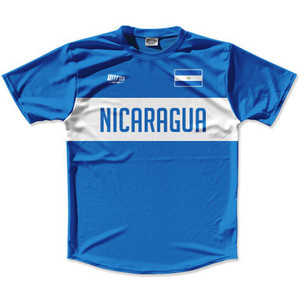 Ultras Nicaragua Flag Finish Line Running Cross Country Track Shirt Made In USA - Blue Ultras Nicaragua Flag Finish Line Running Cross Country Track Shirt Made In USA - Blue