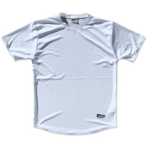 Pale Blue Custom Solid Color Running Shirt Made in USA - Pale Blue Pale Blue Custom Solid Color Running Shirt Made in USA - Pale Blue