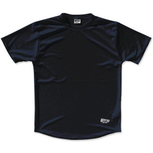 Navy Blue Custom Solid Color Running Shirt Made in USA - Navy Blue Navy Blue Custom Solid Color Running Shirt Made in USA - Navy Blue