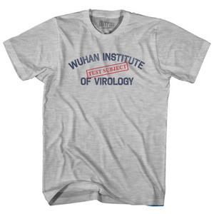 Test Subject Wuhan Institute Of Virology Adult Cotton T-shirt by Ultras Test Subject Wuhan Institute Of Virology Adult Cotton T-shirt by Ultras