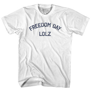 Freedom Day Lolz Adult Cotton T-Shirt by Ultras Freedom Day Lolz Adult Cotton T-Shirt by Ultras