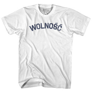 Freedom Collection Poland Polish 'Wolnosc' Adult Cotton T-Shirt by Ultras Freedom Collection Poland Polish 'Wolnosc' Adult Cotton T-Shirt by Ultras