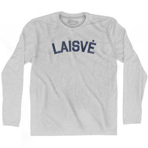 Freedom Collection Lithuanian 'Laisve' Adult Cotton Long Sleeve T-Shirt by Ultras Freedom Collection Lithuanian 'Laisve' Adult Cotton Long Sleeve T-Shirt by Ultras