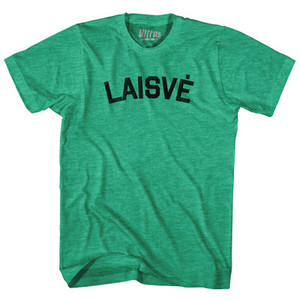 Freedom Collection Lithuanian 'Laisve' Adult Tri-Blend T-Shirt by Ultras Freedom Collection Lithuanian 'Laisve' Adult Tri-Blend T-Shirt by Ultras