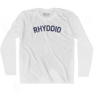 Freedom Collection Welsh 'Rhyddid' Adult Cotton Long Sleeve T-Shirt by Ultras