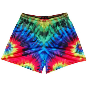Tie Dye Rugby Gym Short 5 Inch Inseam With Pockets Made In USA - Tie Dye Tie Dye Rugby Gym Short 5 Inch Inseam With Pockets Made In USA - Tie Dye