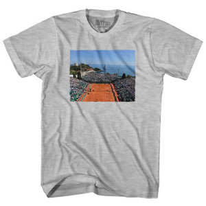 Monte Carlo Clay Tennis Adult Cotton T-Shirt by Ultras Monte Carlo Clay Tennis Adult Cotton T-Shirt by Ultras