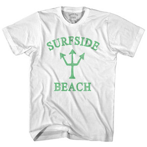 South Carolina Surfside Beach Emerald Art Trident Womens Cotton Junior Cut T-Shirt by Ultras South Carolina Surfside Beach Emerald Art Trident Womens Cotton Junior Cut T-Shirt by Ultras