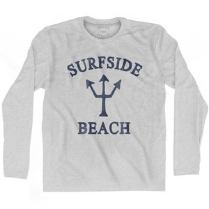 South Carolina Surfside Beach Trident Adult Cotton Long Sleeve T-Shirt by Ultras South Carolina Surfside Beach Trident Adult Cotton Long Sleeve T-Shirt by Ultras