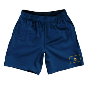 Vermont State Heritage Flag Athletic Running Fitness Exercise Shorts 7" Inseam Made in USA Shorts by Ultras Vermont State Heritage Flag Athletic Running Fitness Exercise Shorts 7" Inseam Made in USA Shorts by Ultras