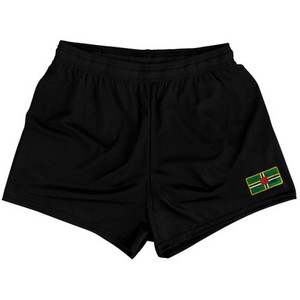 Dominica Country Heritage Flag Womens & Girls Sport Shorts End Made In USA by Ultras Dominica Country Heritage Flag Womens & Girls Sport Shorts End Made In USA by Ultras