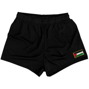 Palestine Country Heritage Flag Womens & Girls Sport Shorts End Made In USA by Ultras Palestine Country Heritage Flag Womens & Girls Sport Shorts End Made In USA by Ultras