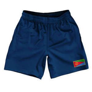 Eritrea Country Heritage Flag Athletic Running Fitness Exercise Shorts 7" Inseam Made In USA Shorts by Ultras Eritrea Country Heritage Flag Athletic Running Fitness Exercise Shorts 7" Inseam Made In USA Shorts by Ultras