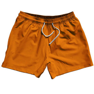 Orange Tenn Blank 5" Swim Shorts Made in USA by Ultras Orange Tenn Blank 5" Swim Shorts Made in USA by Ultras