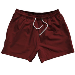 Red Maroon Blank 5" Swim Shorts Made in USA by Ultras Red Maroon Blank 5" Swim Shorts Made in USA by Ultras