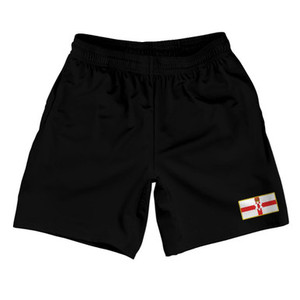 Northern Ireland Country Heritage Flag Athletic Running Fitness Exercise Shorts 7" Inseam Made In USA Shorts by Ultras Northern Ireland Country Heritage Flag Athletic Running Fitness Exercise Shorts 7" Inseam Made In USA Shorts by Ultras