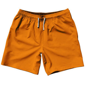 Orange Tenn Blank 7" Swim Shorts Made in USA by Ultras Orange Tenn Blank 7" Swim Shorts Made in USA by Ultras
