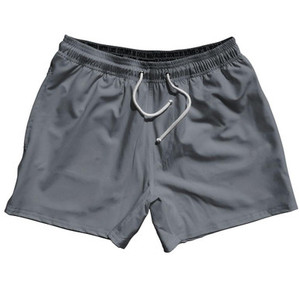Cool Grey Dark Blank 5" Swim Shorts Made in USA by Ultras Cool Grey Dark Blank 5" Swim Shorts Made in USA by Ultras