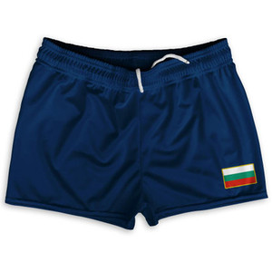 Bulgaria Country Heritage Flag Shorty Short Gym Shorts 2.5" Inseam Made In USA by Ultras Bulgaria Country Heritage Flag Shorty Short Gym Shorts 2.5" Inseam Made In USA by Ultras