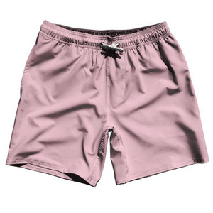 Pink Pale Blank 7" Swim Shorts Made in USA by Ultras Pink Pale Blank 7" Swim Shorts Made in USA by Ultras